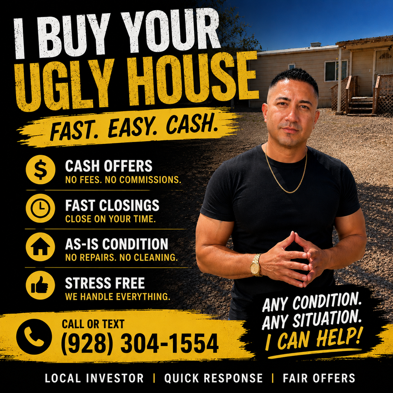 Local investor buying Arizona houses in any condition